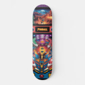 Purple Power Pinball Machine Skateboard (Voorkant)