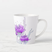 "Purple Pretty" Latte Mug (Droite)