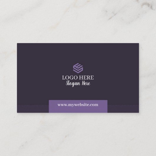 Purple QR Code Cartes de visite 23 Pack de 100 (Dos)