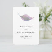 Purple Rehearsal Dinner Invitation  (Debout devant)
