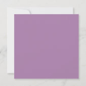Purple Roller Disco Skate Party Invitation (Dos)