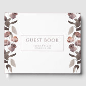 Purple Rose Garden Mariage Livre d'invité (Recto)