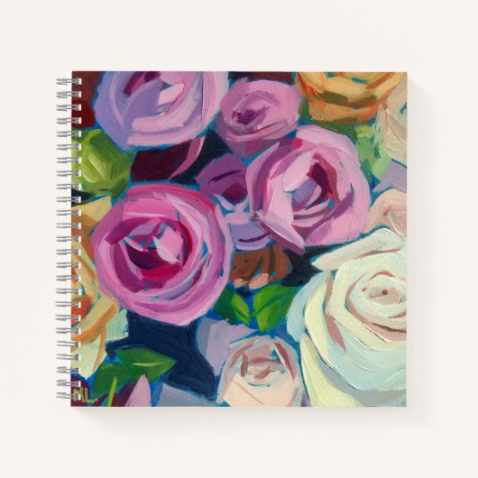 Purple Rose Journal ou Sketchbook (Devant)