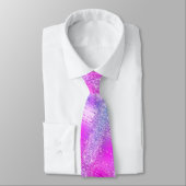 Purple rose Neon Cravate Parties scintillant goutt (Attaché)