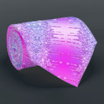 Purple rose Neon Cravate Parties scintillant goutt<br><div class="desc">Cravates avec Purple Pink Neon brillant Parties scintillant Lecteurs étincelants Chic Modern Party Cravate - ou Ajouter votre texte unique / nom - Faire votre cadeau spécial - Redimensionner et déplacer ou supprimer et ajouter du texte / des éléments avec outil de personnalisation. Conception par MIGNED. Veuillez voir mes autres...</div>