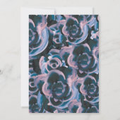 Purple Rose Roses Graduation Invitations (Dos)