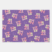 Purple, Rouge, Rose 21ème Anniversaire Papier  (Devant 2)