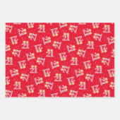 Purple, Rouge, Rose 21ème Anniversaire Papier  (Devant)