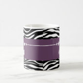 Purple Sassy Star Zebra Mug (Centre)