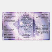 Purple Script Étiquette 4 oz Huile Dropper Produit (Devant)