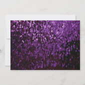 Purple Sequins Sweet 16 Invitation (Dos)