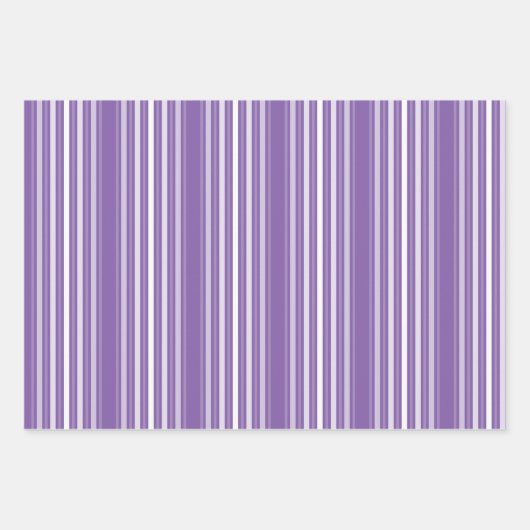 Purple Shapes Inpakpapier Vel (Voorkant)