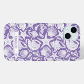 Purple Shells Personalized Case-Mate iPhone Case (Achterkant (horizontaal))