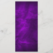 Purple Silver Christian Cross Wedding Programme (Dos)