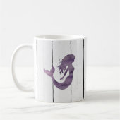Purple Sirène Peindre La Mug De Café (Gauche)
