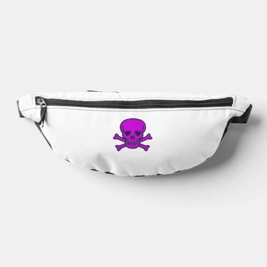Purple Skull white fanny pack (Poser)