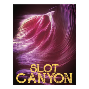 Purple Slot Canyon rose ou votre photo et texte