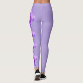Purple South Dakota State Pasque Leggings (Dos)