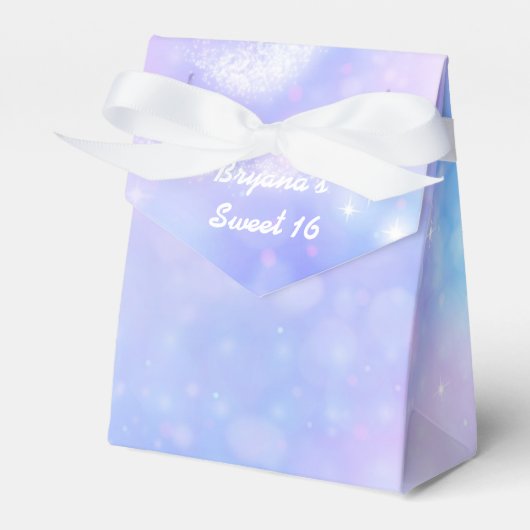 Purple Spacey Lumières Anniversaire Ballotins (Verso)