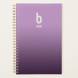 Purple Spiral Planner  – 2026 Breath