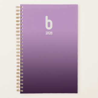 Purple Spiral Planner  – 2026 Breath