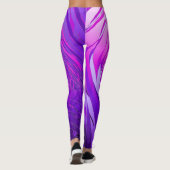 Purple spirale complexe - Leggings (Dos)