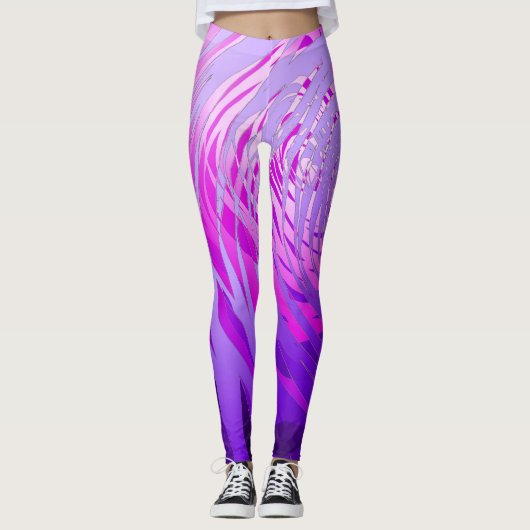 Purple spirale complexe - Leggings (Devant)
