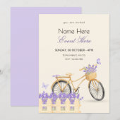 Purple spring  kaart (Voorkant / Achterkant)