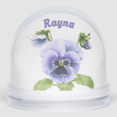 Purple Springtime Pansies Personalized (Avant)