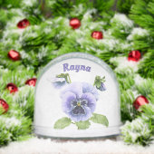 Purple Springtime Pansies Personalized (Noël)