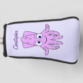Purple Squid Design Golfheadcover (Voorkant)