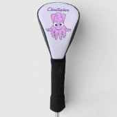 Purple Squid Design Golfheadcover (Voorkant)