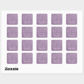Purple Starry Night Enregistrer Stickers Date (Feuille)