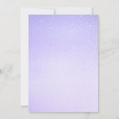 Purple Surprise Anniversaire Invitation Parties sc (Dos)