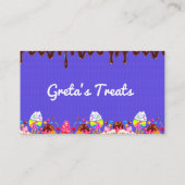Purple Sweets and Traitements Carte de visite de b (Dos)