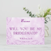 Purple Swiler Serez-Vous Mon Invitation D'Épouse (Debout devant)