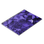 Purple Swirls Spiral Notebook Notitieboek (Linkerzijde)