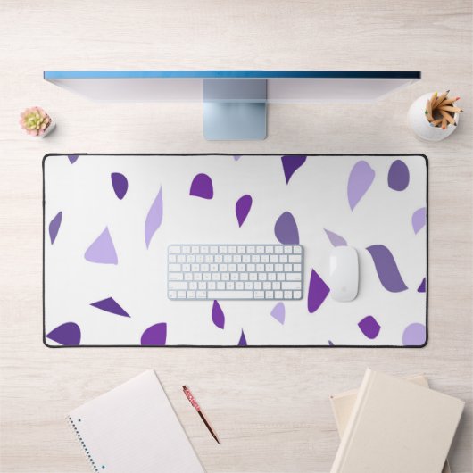 Purple Terrazzo Art Abstrait (Bureau 1)