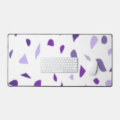 Purple Terrazzo Art Abstrait (Clavier et souris)