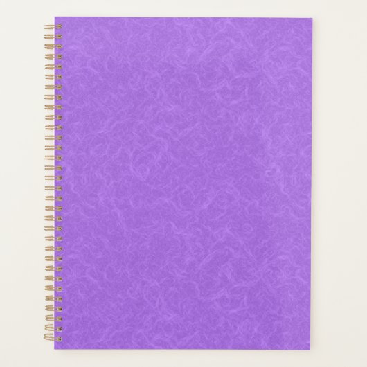 Purple textured surface with swirling pattern planner (Voorkant)