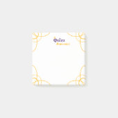 Purple The Queen Carré Post-it Notes (Devant)
