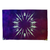 Purple Tie Dye Pillowcase Kussensloop (Voorkant-Links)