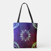 Purple Tie Dye Tote Draagtas (Achterkant)