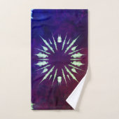 Purple Tie Dye Towel (Serviette à main)