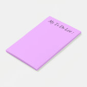 Purple To Do List Post-it (Incliné)