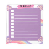 Purple To do liste Bloc-notes (Devant)