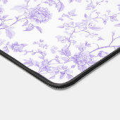 Purple Toile Desk Mat (Coin)