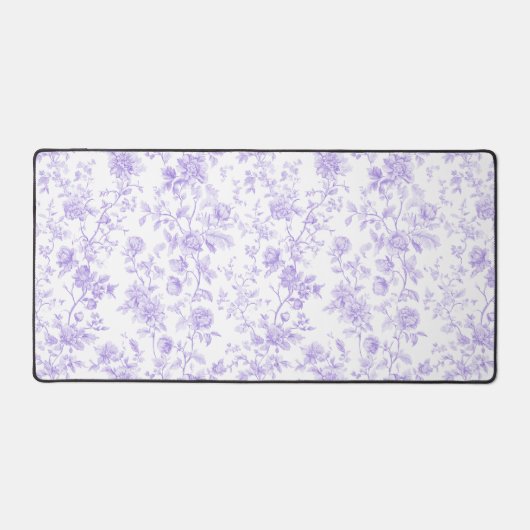 Purple Toile Desk Mat (Recto)