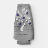 Purple Tree of Hearts Glacière de bouteille person (Devant)