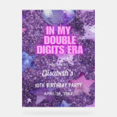 Purple Trendy Dans Mes Double Chiffres Era Anniver (Recto)